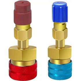 Resim Wangxi Tip 1 1 Takım R1234yf Hızlı Kavrama Adaptörü R1234yf R134a Ac Şarj Sistemi Dönüşüm Kiti 