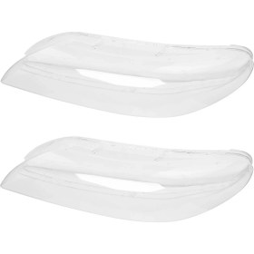 Resim Gemstone 2x Araç Ön Far Kapağı Şeffaf Abajur Far Kapağı Kabuk Maske Lensi Volvo S80 S80L 2008-2015 (Yurt Dışından) 