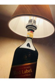 Resim ArtisticDesigns RED LABEL ŞİŞE ABAJUR TASARIM 