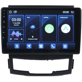 Resim Ssangyong Korando + 2011-2013 9 inç 4-64 GB PRO Android Carplay Multimedya 