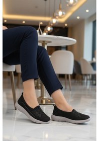 Resim Walkway Siyah Buz Kadın Yürüyüş Ve Spor Ayakkabı Çok Renkli 