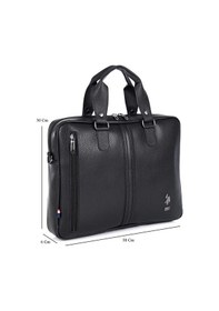 Resim U.S. Polo Assn. Us Polo Assn 6753 Omuz Askılı Laptop Çantası Evrak Çantası Siyah 