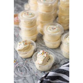 Resim Evinizin Yardımcısı Sunumluk & Meze & Tatlı & Soğuk Meze Plastik Sup Kase 150 Cc 12 Adet Kase 12 Adet Kapak 