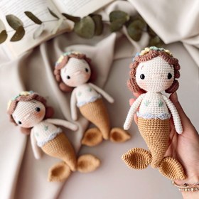 Resim Amigurumi Denizkızı Bebek 