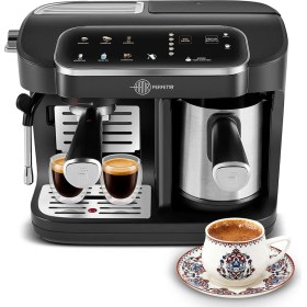 Resim Karaca Hatır Perfetto Dijital ve Dokunmatik Ekranlı Espresso ve Türk Kahve Makinesi 