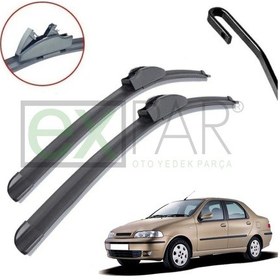 Resim Fiat Albea Ön Cam Silecek Süpürgesi Takımı 2002 - 2005 Model Albea Ön Silecek Sağ Sol 