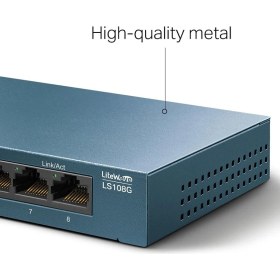 Resim TKÇ Tp-Lınk LS108G 8 Port Gıgabıt Metal Kasa Swıtch 