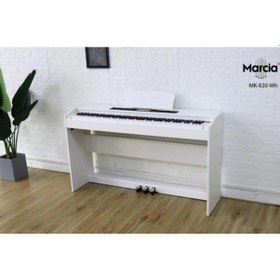 Resim Marcia Mk-820 88 Tuş Dijital Piyano Beyaz 
