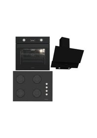 Resim Termikel BO O6555C DB - BH P7144C B - CH C6532C BB Ankastre Set Siyah 