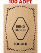 Resim BALKAN AMBALAJ Kraft 120gr Reno Uyumlu Oto Paspas Kağıdı 100 Adet - 35x50cm - Kalın Kağıt Baskılı Reno 