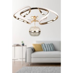 Resim Begüsa Dron 45.Lik Ledli Avize Gold Kaplama 