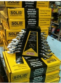 Resim Solid Anahtar Takımı 8'Li Acıkagız Profesyonel 06Mm - 22Mm N11.12321 