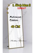 Resim Modifiye Fabrikası Kişiye Özel Motivasyon Sticker - 40 CM - Siyah - Ayna dahil değildir - 