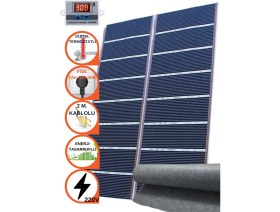 Resim Oxa 300X150 cm Dijital Termostatlı Keçeli Halı Altı Karbon Film Isıtıcı 