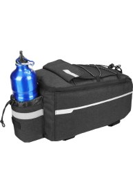 Resim Robesbon 6 Litre Bisiklet Bagaj Üstü Tur Çantası Siyah Renk Dayanıklı Su Geçirmez Kumaş Özellikli 