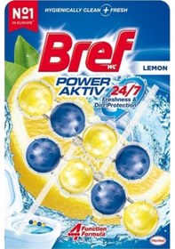 Resim Bref Power Aktiv Katı Klozet Blok Limon Kokulu 2'li 
