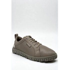 Resim Mammamia D25YA-145 Gri Kadın Sneaker Deri Tam Ortopedik Casual Günlük Kadın Ayakkabı 