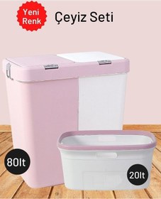 Resim Geseus Motek Ikili Kirli Çamaşır Sepeti Ve Çamaşır Selesi Ikili S Diğer 