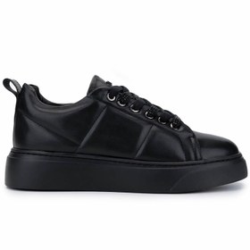 Resim Tamer Tanca Kadın Vegan Siyah Sneakers & Spor Ayakkabı 1009 117 BN AYK Y25 SIYAH CILT 