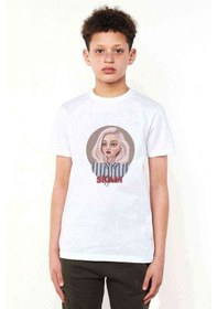Resim Skam Noora Baskılı Unisex Çocuk Beyaz T-Shirt 