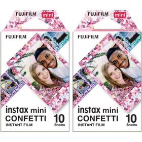 Resim Fujifilm Instax Mini Confetti 10x2 Film Seti 