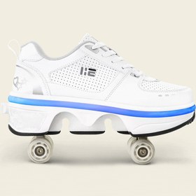 Resim Paten Ayakkabı Classic II Beyaz LED | Tekerlekli Spor Ayakkabı - 33 | Unisex 