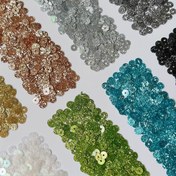 Resim 10g/0.35oz 4mm Yuvarlak Orta Delik Parıltılı PVC Payetler Çeşitli Renklerde DIY Takı, El Sanatları, Giyim, Ayakkabı ve Şapka Süslemeleri İçin, DIY El Nakış Flatz Payet Dekoratif Aksesuar 