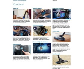 Resim Philips Çift Başlıklı Anti Alerjik 7000 Serisi Toz Torbasız Süpürge + Çay Makinesi ve Lambader Hediyeli 