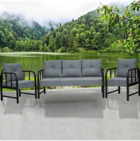 Resim Zerkaconcept Yıldız Koltuk & Kanepe Bahçe Ve Balkon Koltuk Takımı 3+1+1 