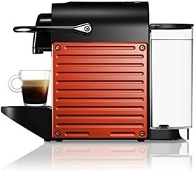 Resim Nespresso C61 Pixie Kapsüllü Kahve Makinesi, Kırmızı 