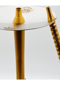 Resim Mr.Eds E18 Boksör Gökkuşağı Gold Nargile Takımı 