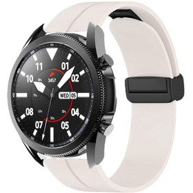 Resim UnDePlus Huawei Watch Gt Gt2 Gt3 Gt4 42mm/honor Magic 2 Kordon Magnetli Ayarlanır Silikon Kordon 20mm 