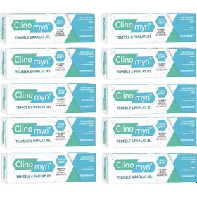 Resim Clinomyn Fresh Temizle & Parlat Jel Diş Macunu 10 x 75 ML 