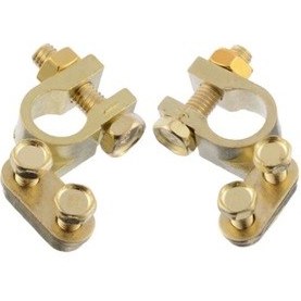 Resim 10 Adet Akü Kutup Başı Terminali Artı + Eksi - Set 