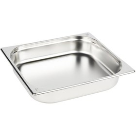 Resim Natsan Paslanmaz Çelik Gastronom/gastronorm Küvet Gn 2/3-65 (35,4 X 32,5 X 6,5 CM) 