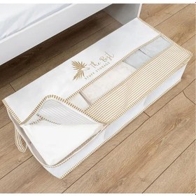 Resim 4 Adet Pencereli Baza Hurç Baza Altı Düzenleyici Hurç 70 32 30 Cm Gri-beyaz 