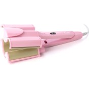 Resim CVS Pembe Saç Maşası Dalga Şekillendirme İçin Ergonomik Tasarım 230°C Isı Kapasitesi 