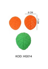 Resim Silikon Kalıp Yaprak Hg-014 Pembe 