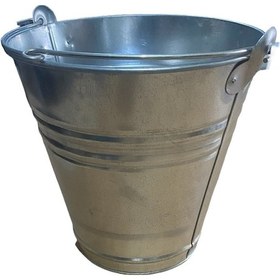 Resim Mobilreyon Galvanizli Sac Su Kum Kovası 10 Litre Kova-1adet 