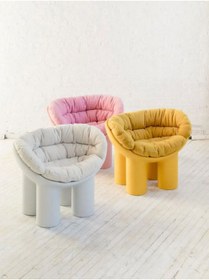 Resim Winaldi İthal Renkli Deri Berjer 