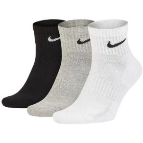 Resim Nike Unisex Spor Çorap - Everyday Cushioned Ankle - Sx7667-964 Çok Renkli 