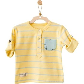 Resim Andywawa Erkek Bebek Cepli Sarı Tişört Ac21510r 001 