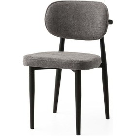 Resim Siyah Mobilgen Siesta Sandalye Gri 