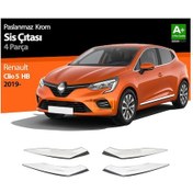 Resim S-Dizayn Renault Clio 5 Krom Sis Çıtası 4 Prç. 2019 Ve Üzeri 