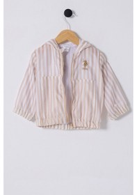 Resim U.s. Polo Assn Erkek Bebek Krem Yağmurluk 5274-48028 Krem 