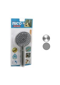 Resim Büyük Boy Yuvarlak 11cm Duş Başlık Kademeli Vakumlu Krom-gri Gövd Çok Renkli 