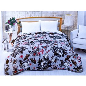 Resim Mink Battaniye Lacasa 1095 Gri Çift Kişilik Gri 