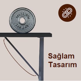 Resim faween Verbacky 81511 120x60 Oyuncu Masası Çalışma Masası Bilgisayar Siyah 