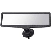 Resim Novahub Geniş Açı Beyaz Dikiz Aynası, Vantuz, 360 Derece Ayar, Gizli Aromaterapi, 24.8x7.5 Cm, Araba İçin 