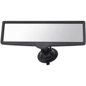 Resim Novahub Geniş Açı Beyaz Dikiz Aynası, Vantuz, 360 Derece Ayar, Gizli Aromaterapi, 24.8x7.5 Cm, Araba İçin 